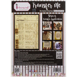 Dress My Craft Embellishment, Transfer Me Sheet A4 - Scripted Diaries