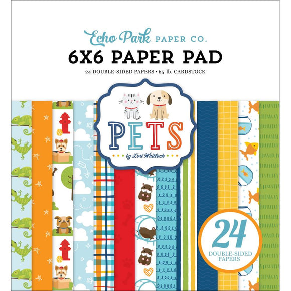 Echo Park Paper Pad 6x6, Pets