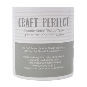 Craft Perfect Adhesive Double-Sided Tissue Tape 4.7"X82'