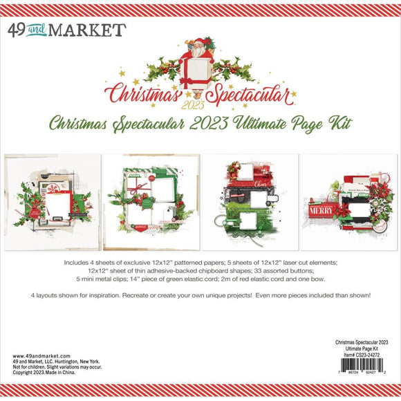 49 and Market Paper, Ultimate Page Kit - Christmas Spectacular 2023