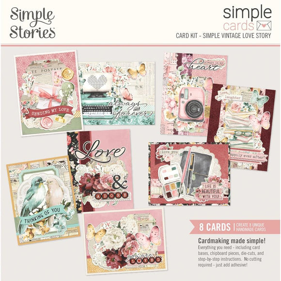 Simple Stories Card Kit, Simple Vintage Love Story
