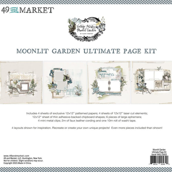 49 and Market Paper, Ultimate Page Kit - Vintage Artistry Moonlit Garden
