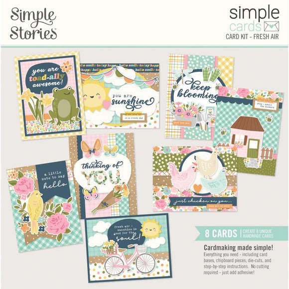 Simple Stories Card Kit, Simple Cards - Fresh Air