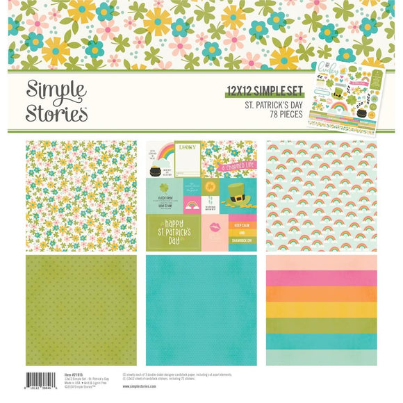 Simple Stories Paper Collection Kit 12x12, St Patrick's Day