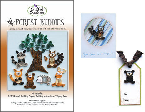 Quilled Creations Quilling Kit, Forest Buddies