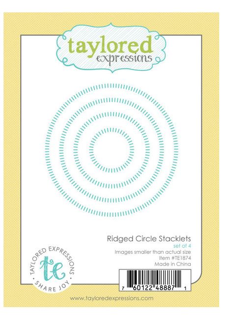Taylored Expressions Die, Ridged Circle Stacklets