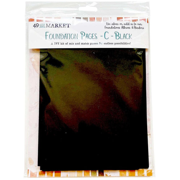 49 and Market Album, Memory Journal Foundations Pages C - Two Colors Choices