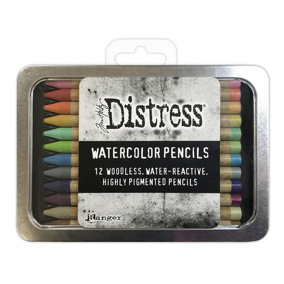 Tim Holtz Ink, Distress Watercolor Pencils - Set #2 (12pc)