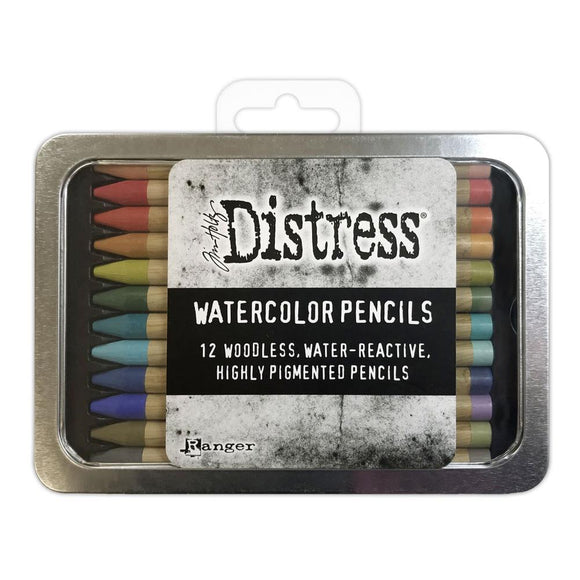 Tim Holtz Ink, Distress Watercolor Pencils - Set #3 (12pc)