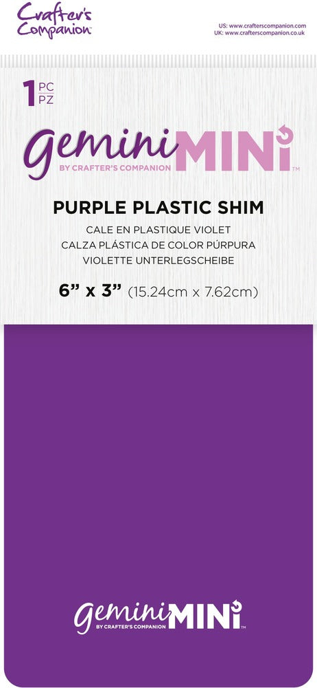CC Gemini Accessory, GEMINI MINI - Plastic Shim Purple