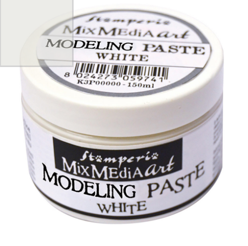 Stamperia Mixed Media, Modeling Paste - White