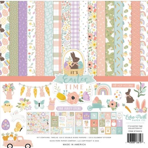 Echo Park Paper Collection Pack 12x12, Easter Time