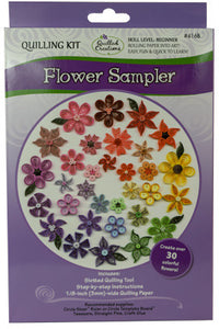 Quilled Creations Quilling Kit, Flower Sampler