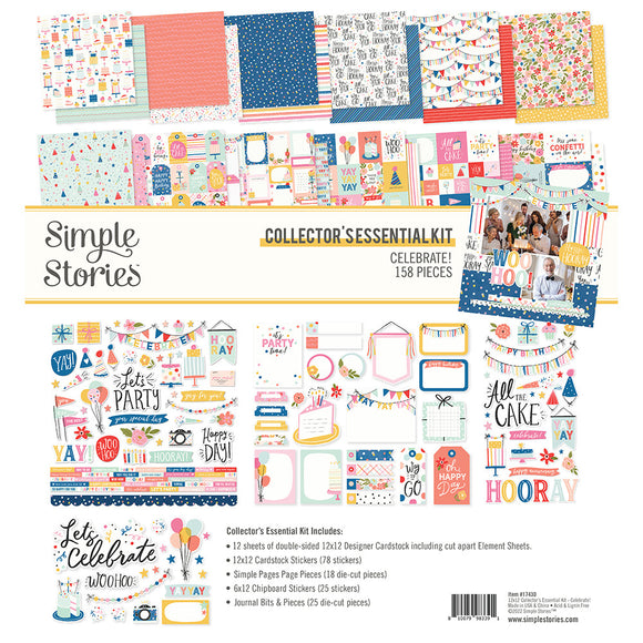Simple Stories Paper Collection Pack 12X12, Celebrate