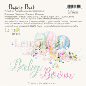 Lemoncraft Paper Pack 6x6, Baby Boom