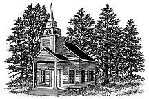 Stampscapes Stamp, Country Chapel (small)
