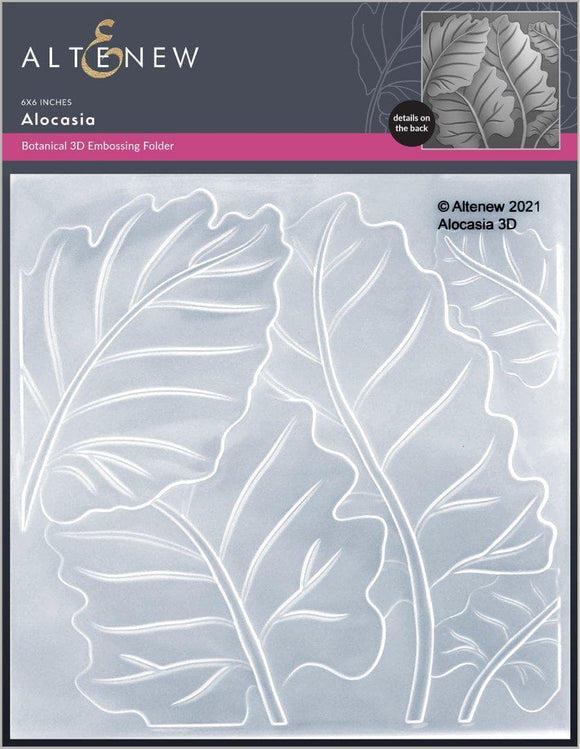 Altenew Embossing Folder 3D, Alocasia