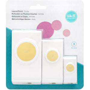 We R Tool, Memory Keepers Layering Punches 3/Pkg - Circles