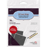 Scrapbook Adhesives Adhesive, Crafty Foam Tape, Black (76 pc)