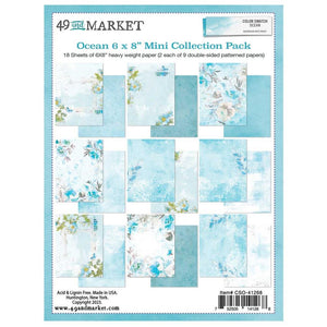 49 and Market Paper Collection Pack 6x8, Color Swatch - Ocean
