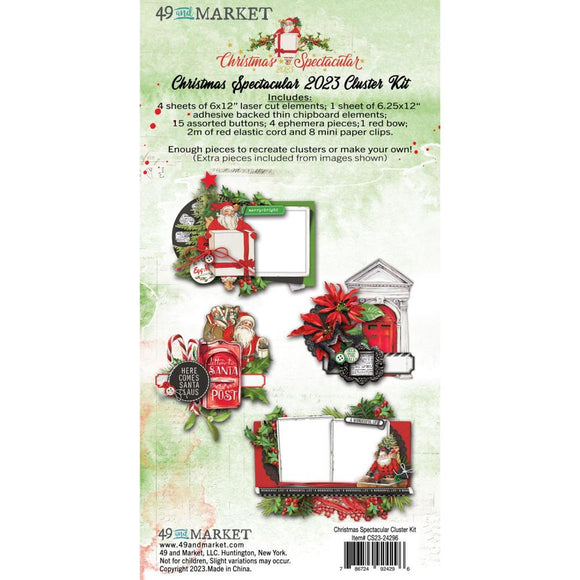 49 and Market Embellishment, Christmas Spectacular 2023 - Cluster Kit