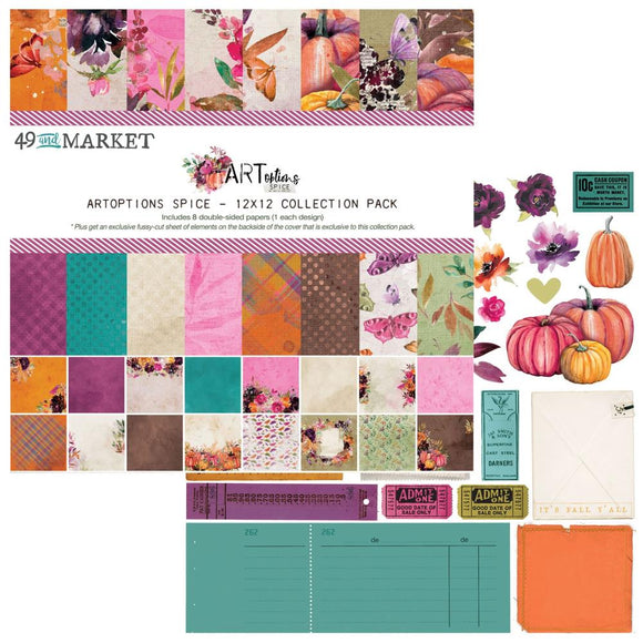 49 and Market Paper Collection Pack 12X12, ARToptions Spice