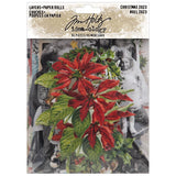 Tim Holtz Idea-ology Embellishment, Layers + Paper Dolls - Christmas 2023 Ephemera Pack,