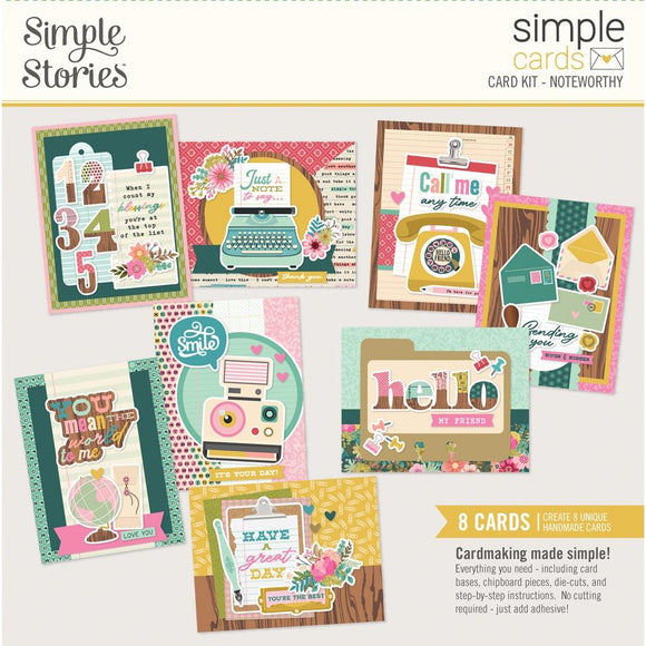 Simple Stories Card Kit, Simple Cards - Noteworthy