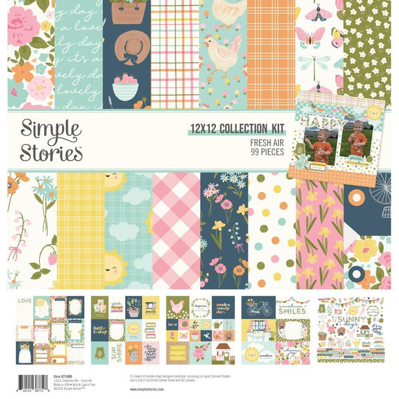 Simple Stories Paper Collection Kit 12x12, Fresh Air