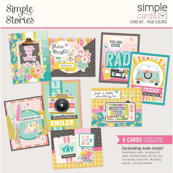 Simple Stories Card Kit, Simple Cards - True Colors