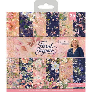 CC Sara Signature Paper Pad 6x6, Floral Elegance