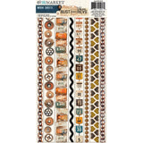49 And Market Embellishment, Washi Sheets - Rust And Revs