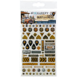 49 And Market Embellishment, Epoxy Stickers - Rust And Revs Wishing Bubble