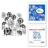 Stampendous Stamp, Beautiful Backgrounds - Agapanthus