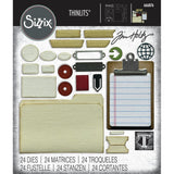 Sizzix Die, Tim Holtz Thinlits - Vault Noteworthy