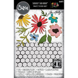 Sizzix 2D Embossing Folder and Thinlits 11/Pkg by Tim Holtz