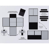 49 And Market Album, Create-An-Album -  Foundation Inserts 6x8" Black - Assort 2 Black