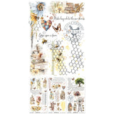 49 And Market Paper, Whispering Way - Rub-On Transfer Set 6"X12"