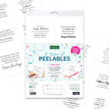 Katy Sue Embellishments - A Year of Peelables, 72 stickers