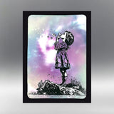 Cosmic Shimmer Stamp, Andy Skinner - Blowing Bubbles