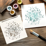 Cosmic Shimmer Stencil, 8x8, Andy Skinner - Binary