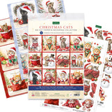 Katy Sue Embellishment, Christmas Cats Die Cut Topper & Decoupage Collection