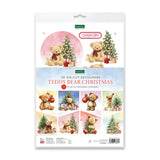 Katy Sue Embellishment, Die Cut Decoupage – Teddy Bear Christmas (pack of 12)