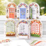 Katy Sue Paper, Arched Floral Windows & Doors, Card Making Kit