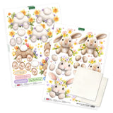 Katy Sue Paper, Bunny Tails & Flower Pots, Card Making Kit