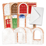 Katy Sue Paper, Christmas Windows & Doors, Card Making Kit