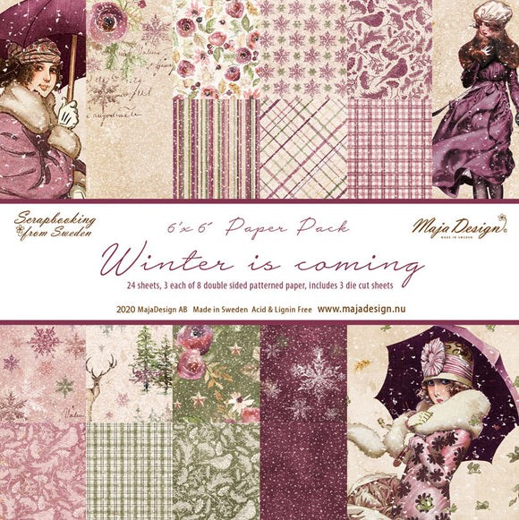 Maja Design Paper Collection Pack 6x6, Winter is Coming