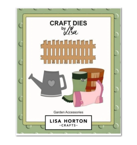 Crafters Home Exclusive - Lisa Horton Blooming Wheelbarrow Class, Garden Accessories Add on Die Set