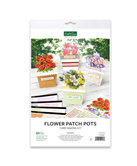 Pre-Order Katy Sue Paper, Flower Patch Pots Card Making Kit
