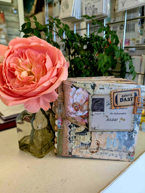 Online Class Kit - “Hinged Harmony: A Mixed Media Composition” by Gwen